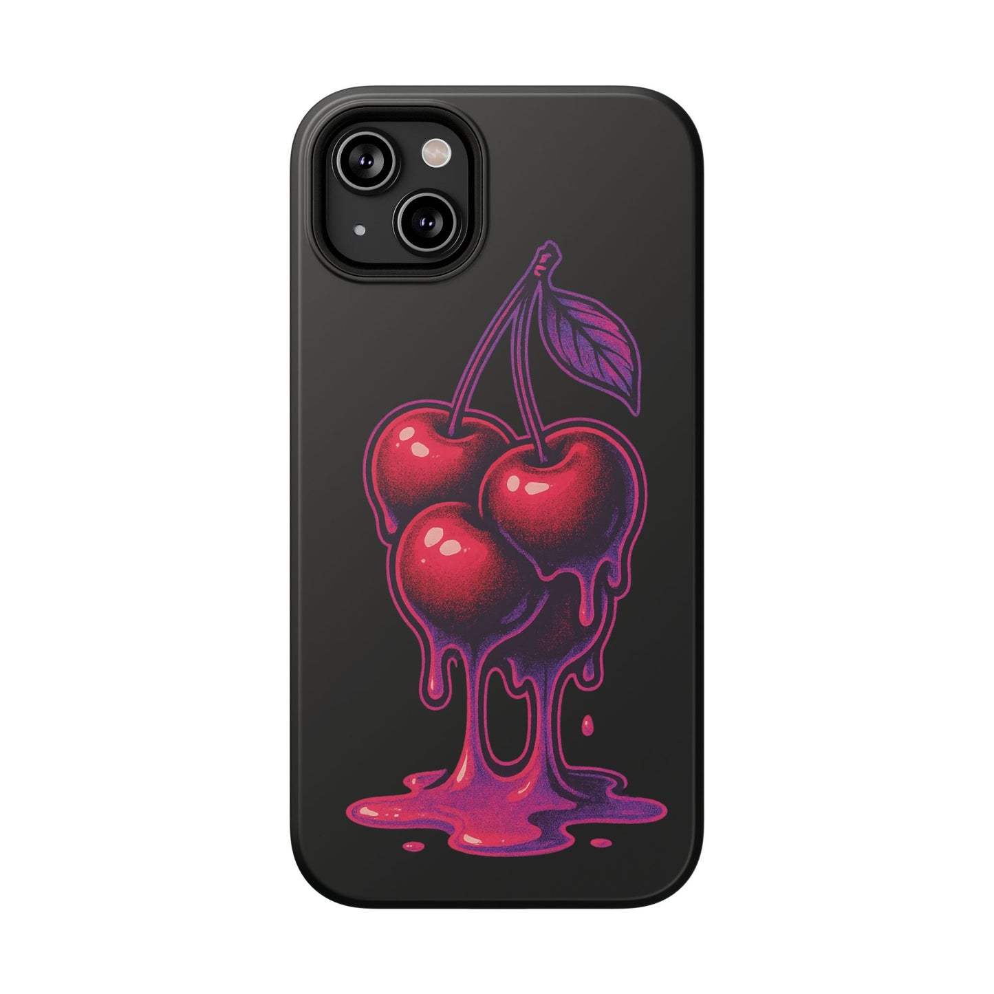 Impact-Resistant Cherry Phone Case, Cute Cherry Phone Cover, Stylish Phone Protector, Fun Phone Case, Unique Gift for Teens