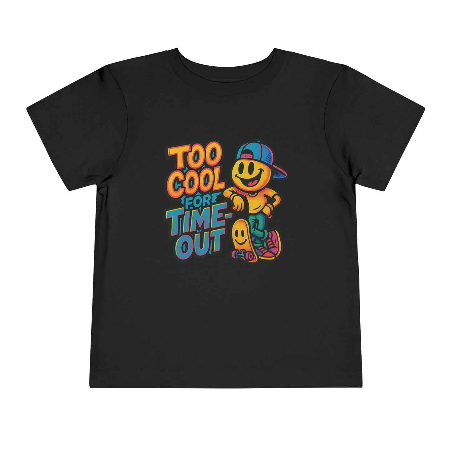 Cool Toddler Tee - "Too Cool for Time Out" - Fun Kids Shirt, Playful Baby Gift, Summer Apparel, Birthday Present, Outdoor Wear