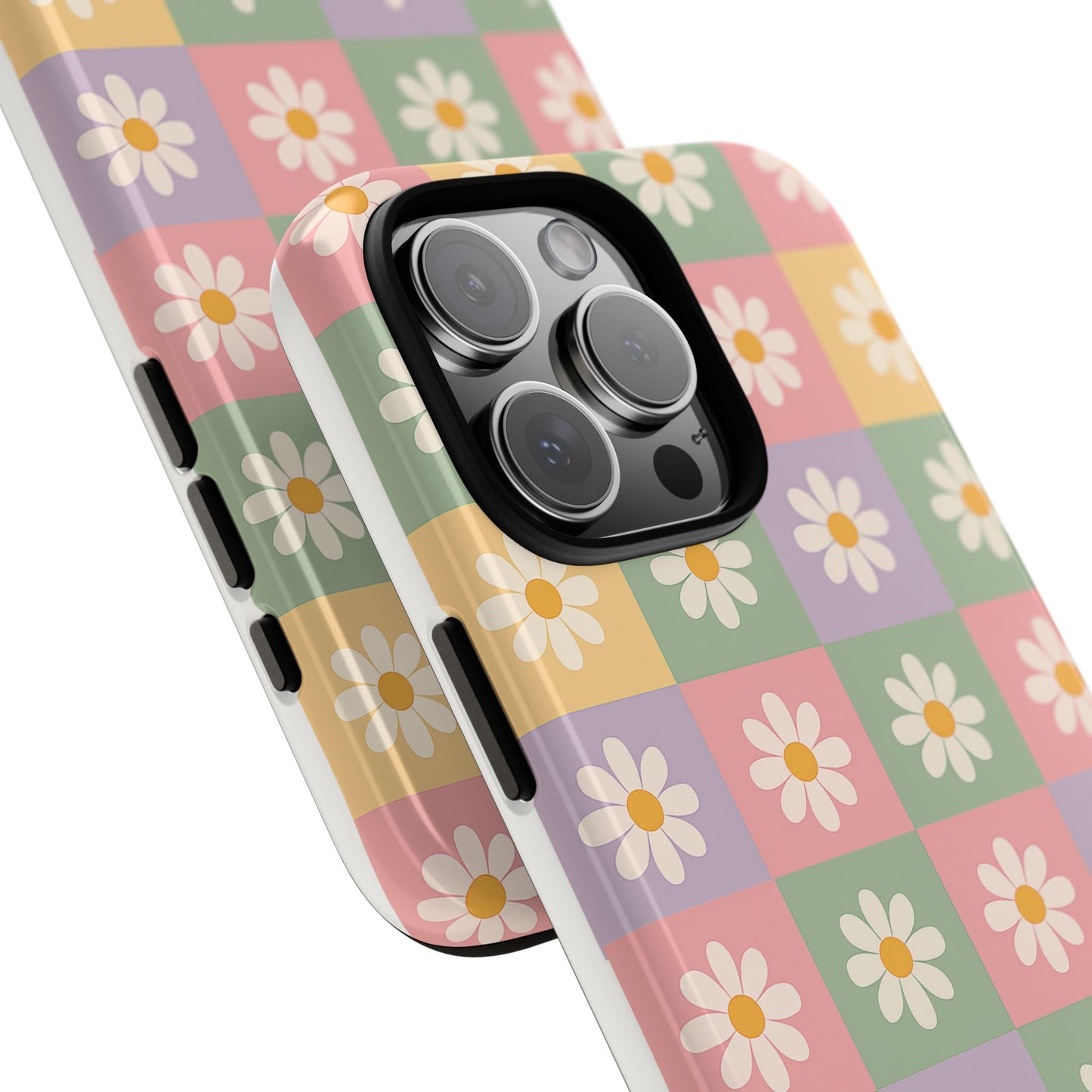 Floral Phone Case, Cute Pastel Flower Case, Tough Phone Cover, Stylish Phone Accessory, Gifts for Her, Summer Vibes