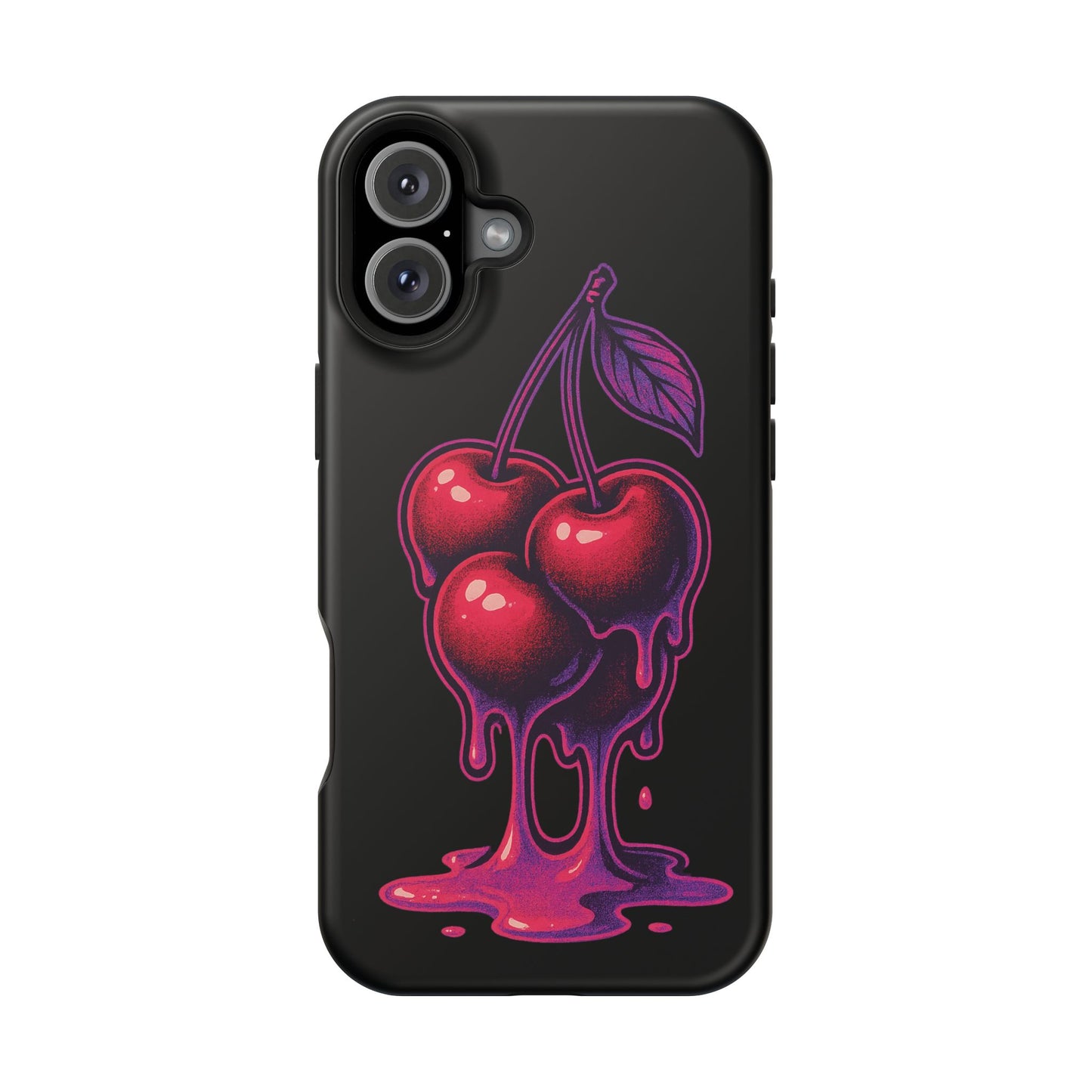 Impact-Resistant Cherry Phone Case, Cute Cherry Phone Cover, Stylish Phone Protector, Fun Phone Case, Unique Gift for Teens