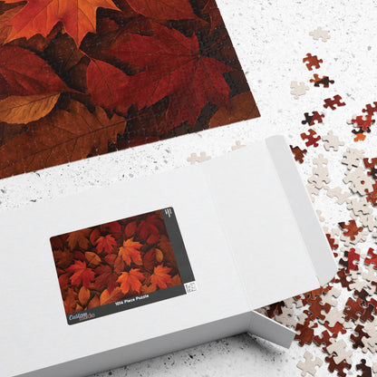 Autumn Leaves Puzzle - Cozy Fall Decor, Perfect Gift for Family, Friends, and Puzzle Lovers, Seasonal Home Activity