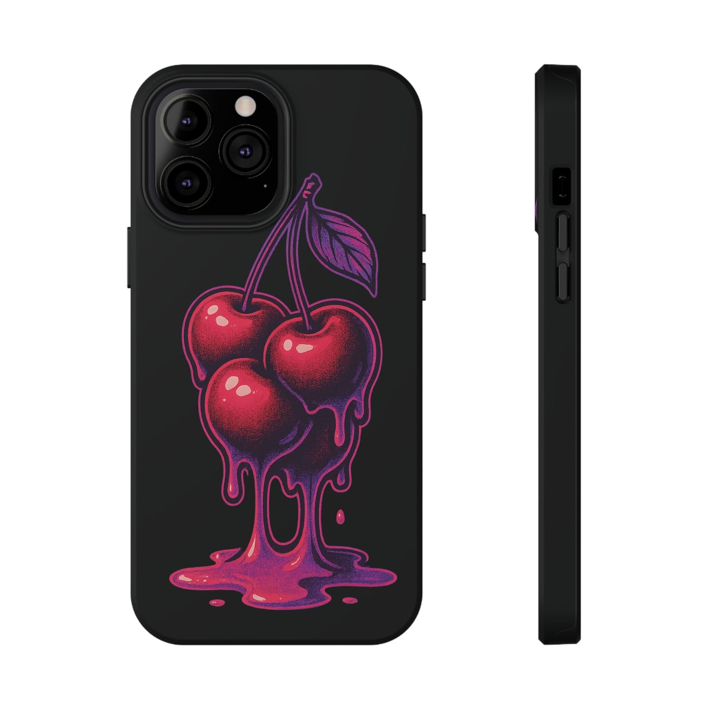 Impact-Resistant Cherry Phone Case, Cute Cherry Phone Cover, Stylish Phone Protector, Fun Phone Case, Unique Gift for Teens