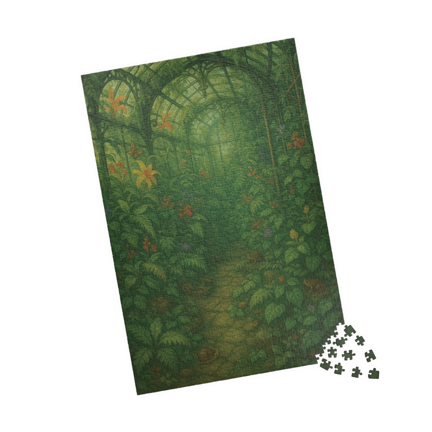 Puzzle - Enchanting Garden Escape | 1014-Piece Jigsaw, Relaxing Gift, Home Decor, Family Bonding, Mindfulness Activity