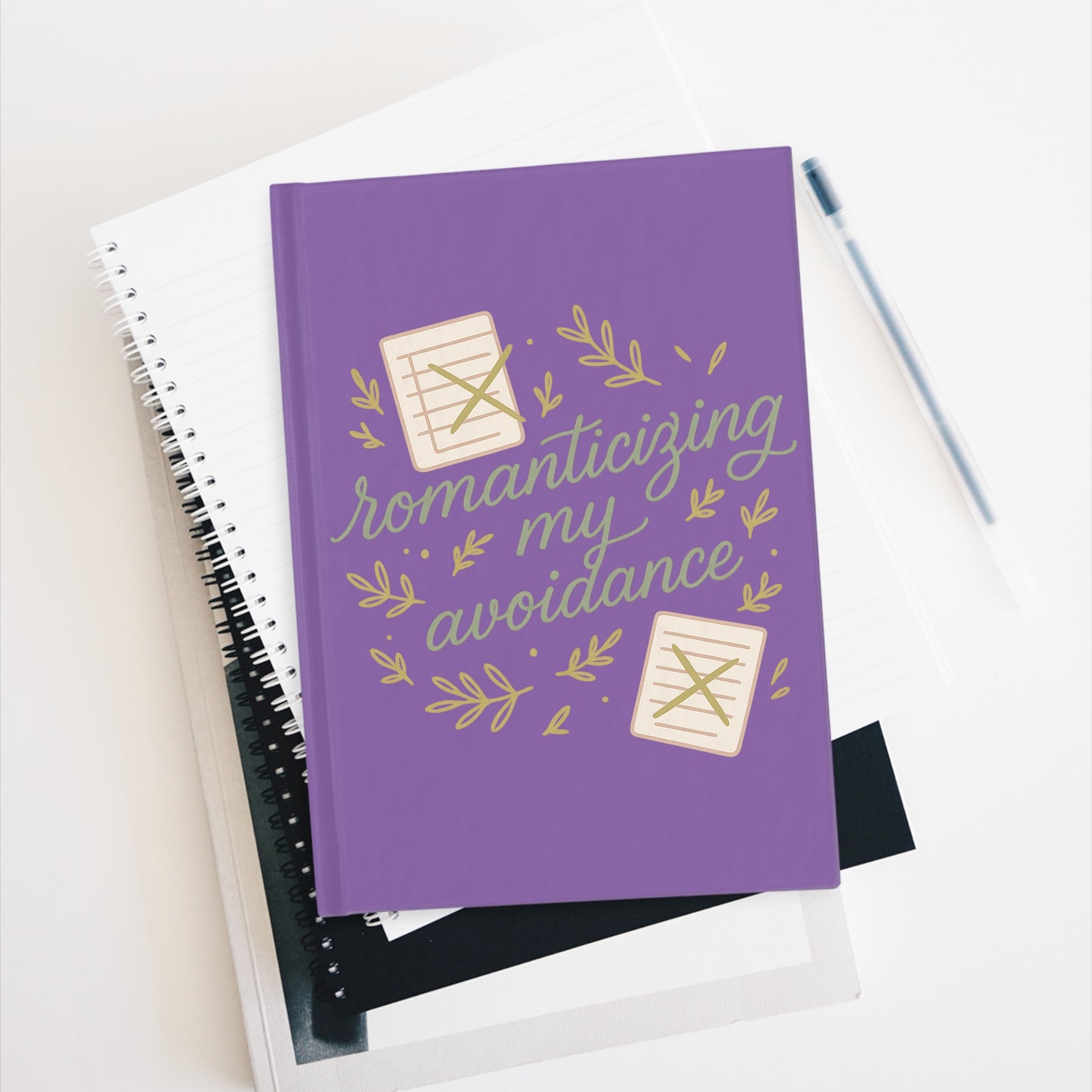 Romanticizing My Avoidance Journal - A Creative Writing Companion for Self-Reflection, Note-taking, Personal Growth