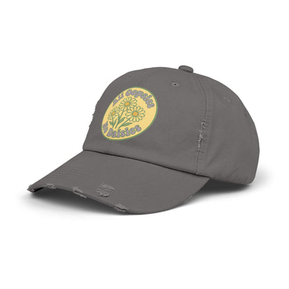 Distressed Cap, Funny Hat, Unisex Cap, All Oopise No Daisies
