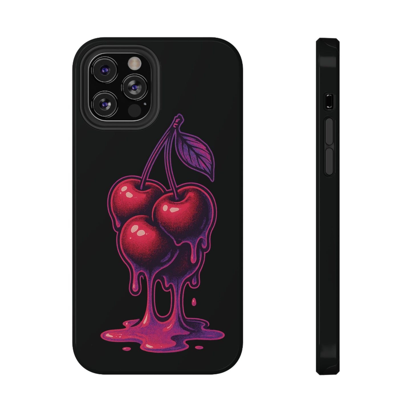 Impact-Resistant Cherry Phone Case, Cute Cherry Phone Cover, Stylish Phone Protector, Fun Phone Case, Unique Gift for Teens
