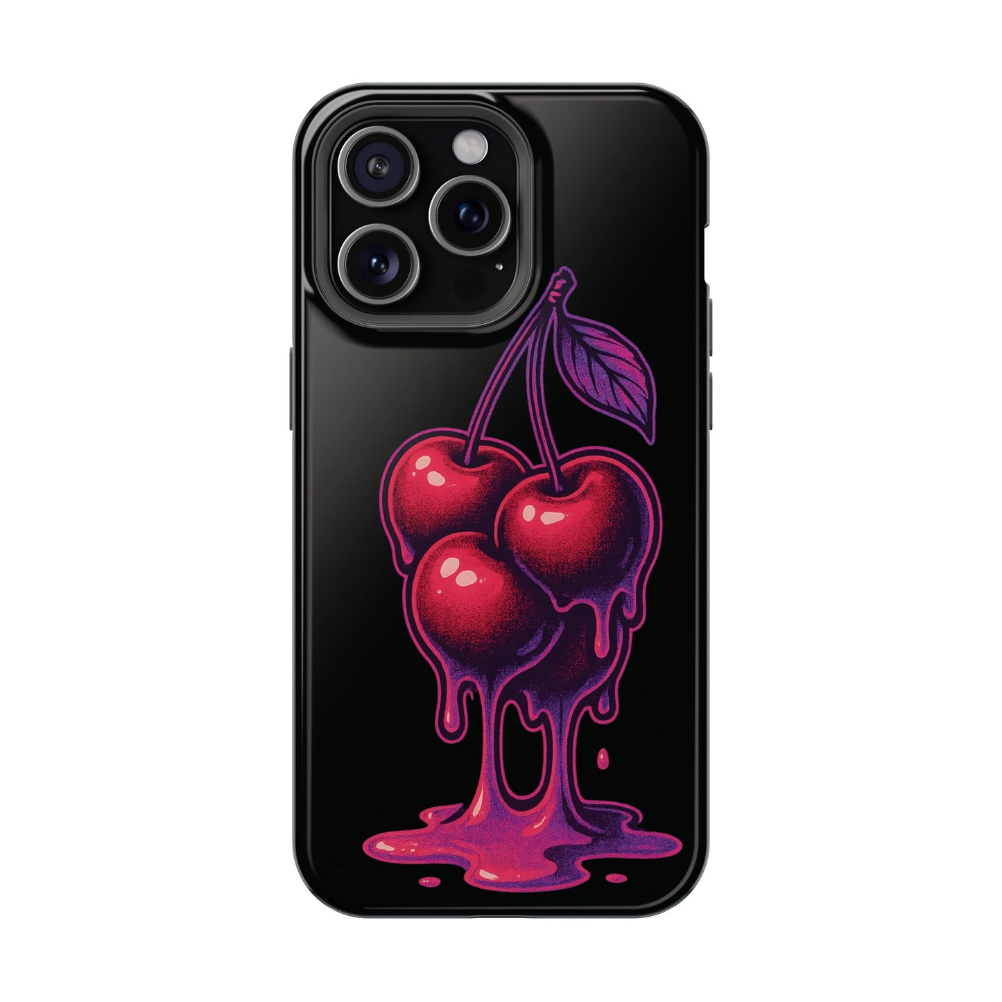 Impact-Resistant Cherry Phone Case, Cute Cherry Phone Cover, Stylish Phone Protector, Fun Phone Case, Unique Gift for Teens