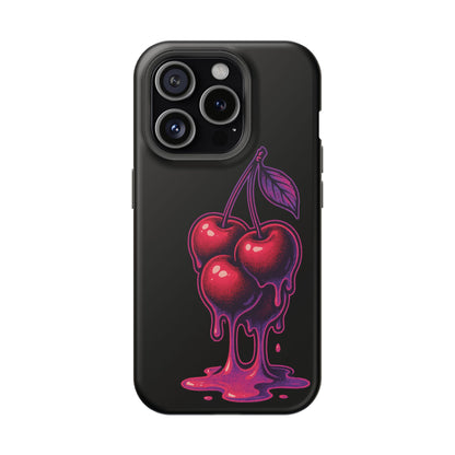 Impact-Resistant Cherry Phone Case, Cute Cherry Phone Cover, Stylish Phone Protector, Fun Phone Case, Unique Gift for Teens