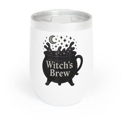 Witch's Brew Wine Tumbler | Chill Wine Cup, Halloween Gift, Spill-Proof Tumbler, Wine Lover's Accessory, Party Favor
