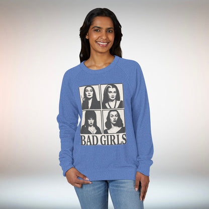Unisex Bad Girls French Terry Raglan Crewneck Sweatshirt, Cozy Casual Wear, Perfect for Fall, Halloween, and Everyday Style, Unique [...]