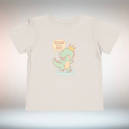 Cute Dinosaur Toddler Tee - "Roar No!" - Fun Baby Shirt, Kids Gift, Birthday Outfit, Playdate Top, Summer Apparel