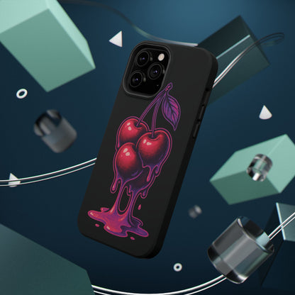 Impact-Resistant Cherry Phone Case, Cute Cherry Phone Cover, Stylish Phone Protector, Fun Phone Case, Unique Gift for Teens
