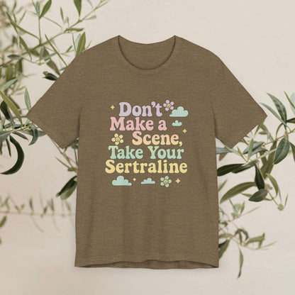 Funny Mental Health Unisex Jersey T-Shirt, Motivational Tee, Self-Care Gift, Unique Quote Shirt, Comfortable Casual Wear