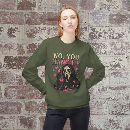 Ghost Face, Crewneck Sweatshirt, Halloween Sweater, Cozy Sweatshirt, Ghost Design, Unisex Pullover, Fun Fall Fashion