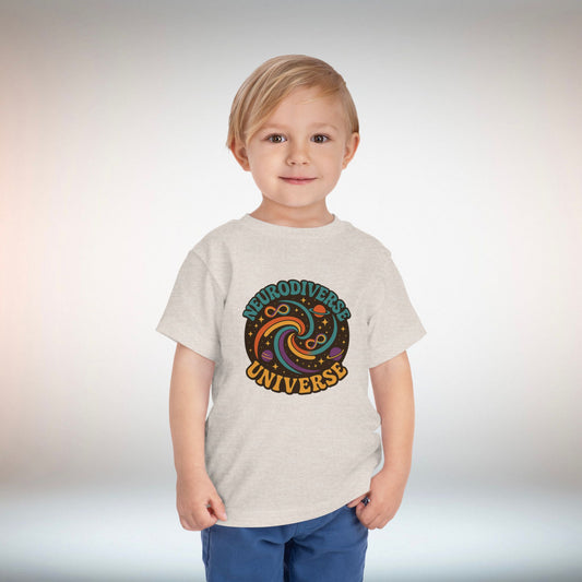 Neurodiverse Universe Toddler Tee - Fun Graphic Kids T-Shirt, Gift for Neurodivergent Kids, Playful Toddler Outfit, Unique Kids [...]