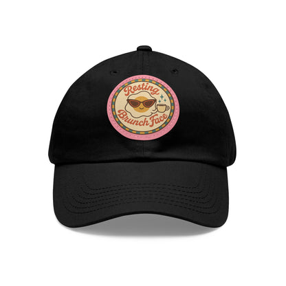 Resting Brunch Face Hat, Stylish Cap for Brunch Lovers, Comfortable Leisure Hat, Casual Everyday Wear