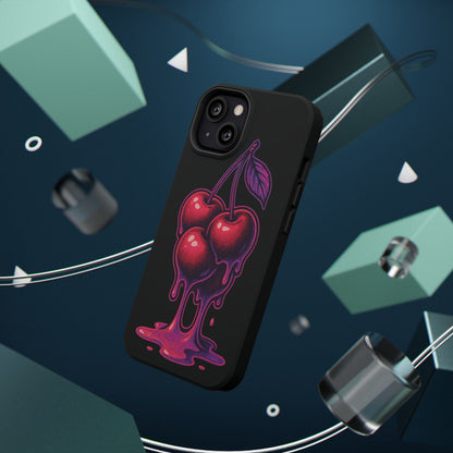 Impact-Resistant Cherry Phone Case, Cute Cherry Phone Cover, Stylish Phone Protector, Fun Phone Case, Unique Gift for Teens