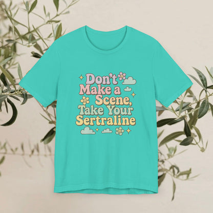 Funny Mental Health Unisex Jersey T-Shirt, Motivational Tee, Self-Care Gift, Unique Quote Shirt, Comfortable Casual Wear