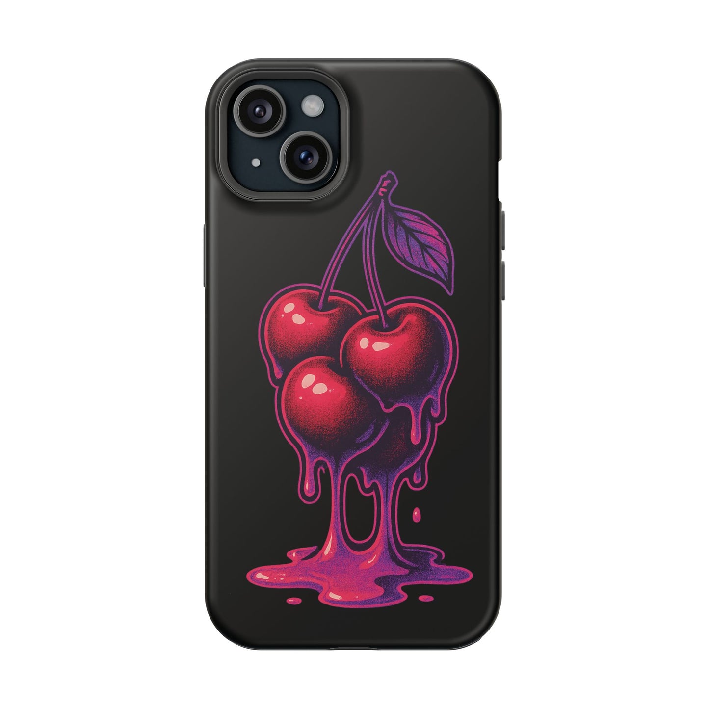 Impact-Resistant Cherry Phone Case, Cute Cherry Phone Cover, Stylish Phone Protector, Fun Phone Case, Unique Gift for Teens