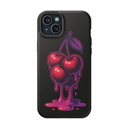 Impact-Resistant Cherry Phone Case, Cute Cherry Phone Cover, Stylish Phone Protector, Fun Phone Case, Unique Gift for Teens