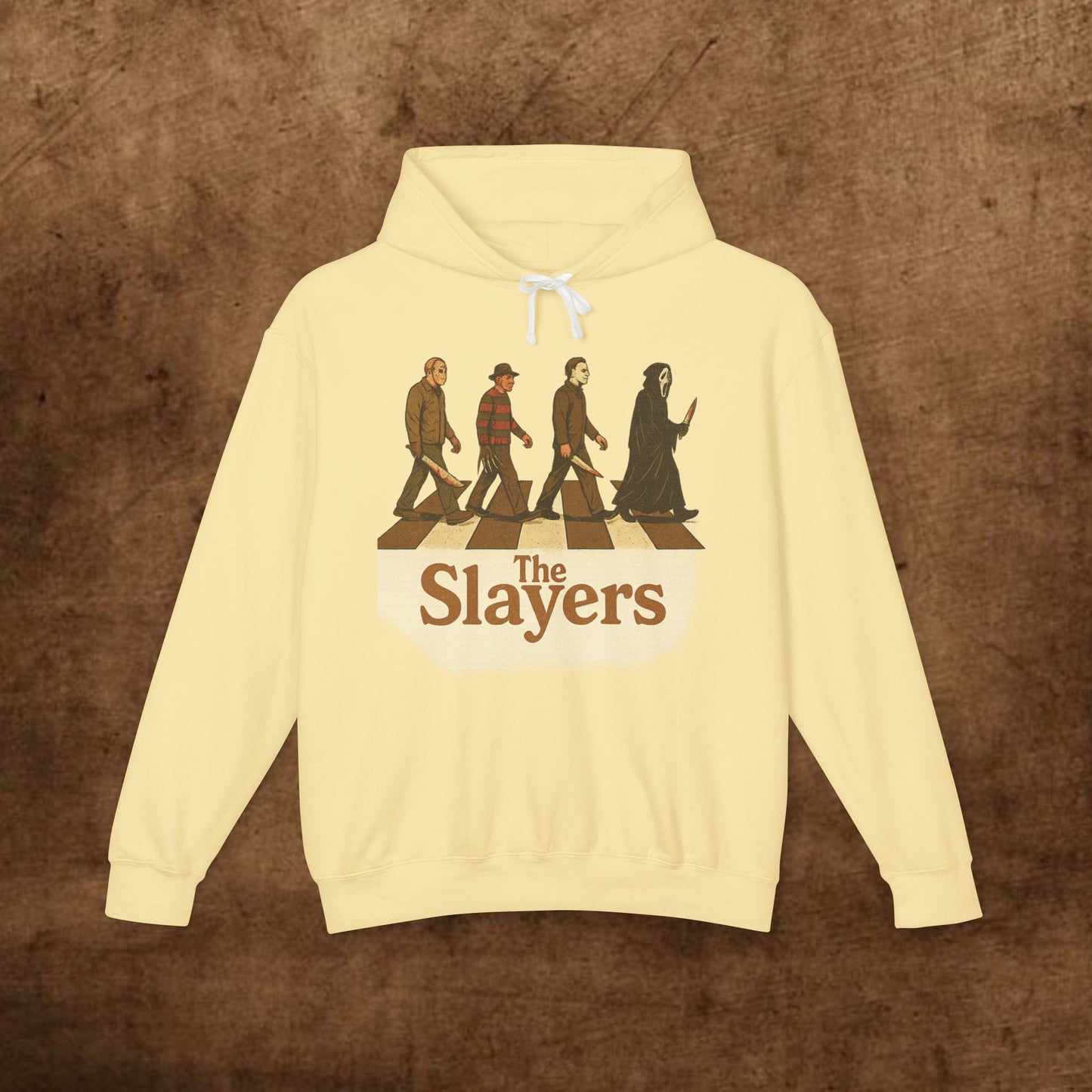 Unisex Lightweight Hooded Sweatshirt - 'The Slayers' Graphic Tee, Perfect for Halloween, Gift for Fans, Casual Wear, Street Style