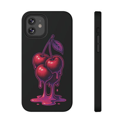 Impact-Resistant Cherry Phone Case, Cute Cherry Phone Cover, Stylish Phone Protector, Fun Phone Case, Unique Gift for Teens