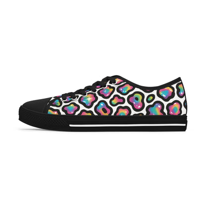 Colorful Women's Low Top Sneakers | Stylish Athletic Shoes, Colorful Sneakers, Casual Footwear, Trendy Low Tops, Fun Walking Shoes