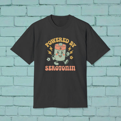Powered by Serotonin Unisex Heavy Faded Tee