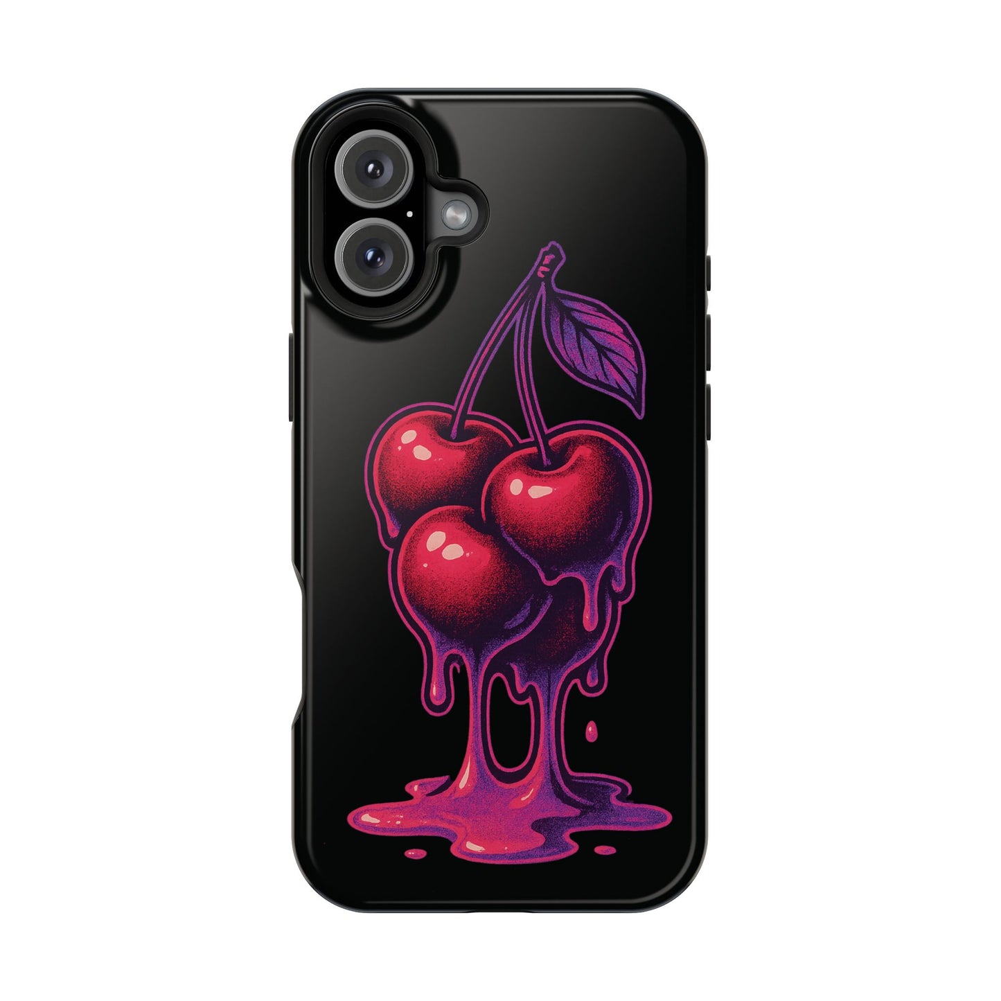 Impact-Resistant Cherry Phone Case, Cute Cherry Phone Cover, Stylish Phone Protector, Fun Phone Case, Unique Gift for Teens