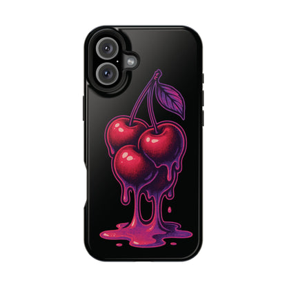 Impact-Resistant Cherry Phone Case, Cute Cherry Phone Cover, Stylish Phone Protector, Fun Phone Case, Unique Gift for Teens