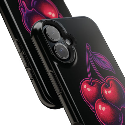 Impact-Resistant Cherry Phone Case, Cute Cherry Phone Cover, Stylish Phone Protector, Fun Phone Case, Unique Gift for Teens