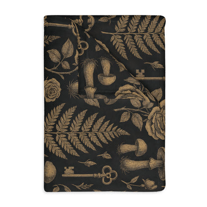 Bohemian Velvet Blanket | Cozy Microfiber Throw with Floral & Key Design, Perfect for Home Decor, Gift for Nature Lovers, Fall Decor, [...]