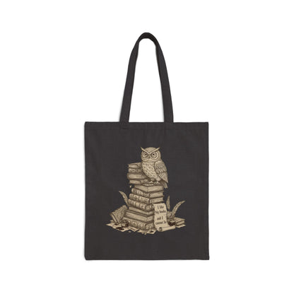 Literary Owl “ I like big books, and I cannot lie”  Tote Bag | Eco-Friendly Cotton Bag