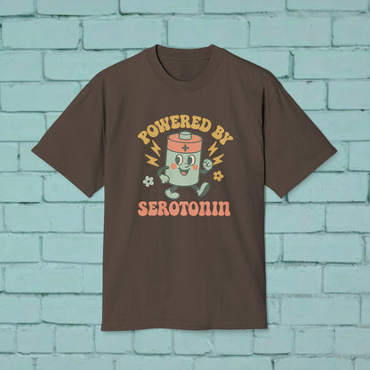 Powered by Serotonin Unisex Heavy Faded Tee
