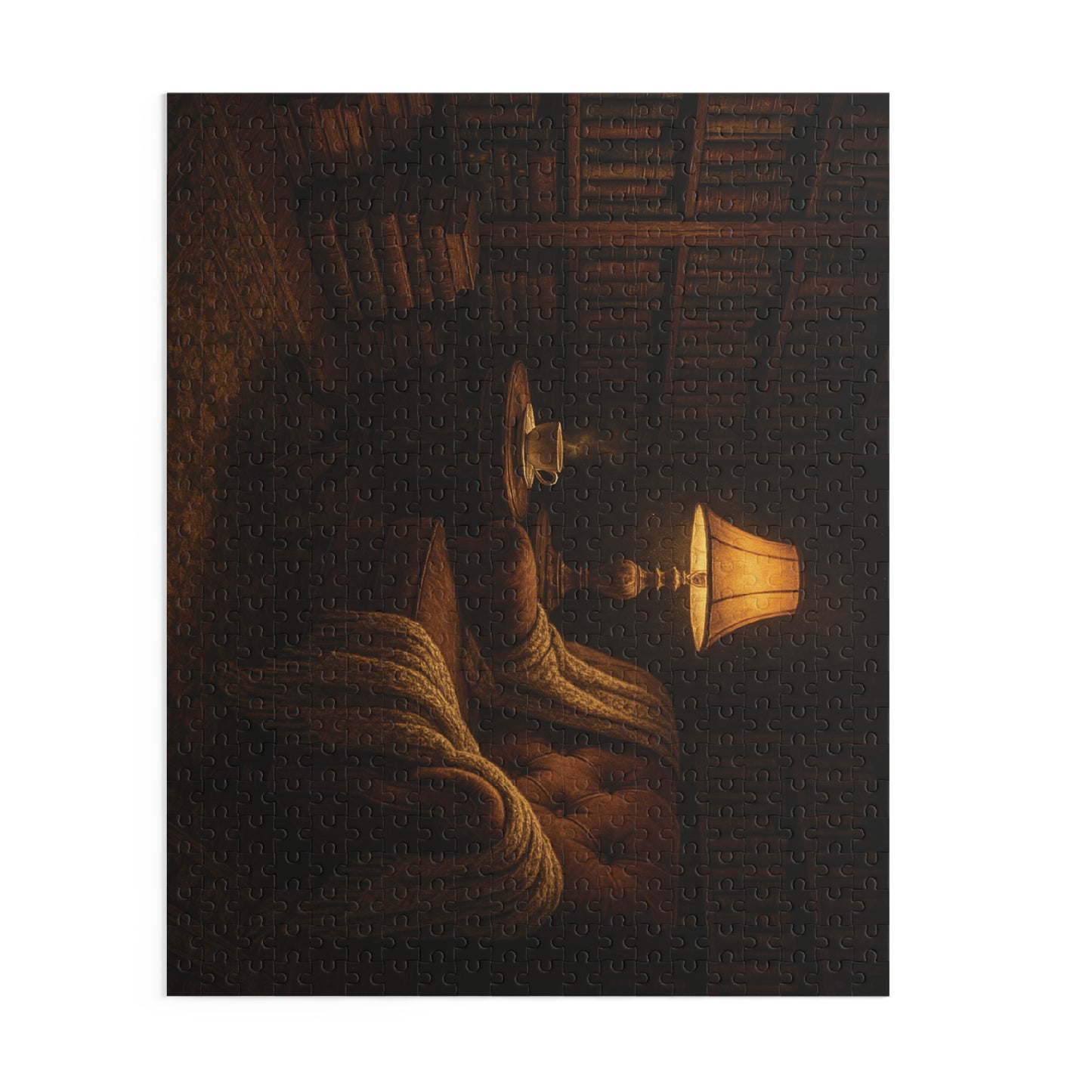 Cozy Reading Nook Puzzle, Perfect for Relaxation, Book Lover Gift, Home Decor, Family Activity, Christmas Gift