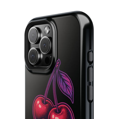 Impact-Resistant Cherry Phone Case, Cute Cherry Phone Cover, Stylish Phone Protector, Fun Phone Case, Unique Gift for Teens